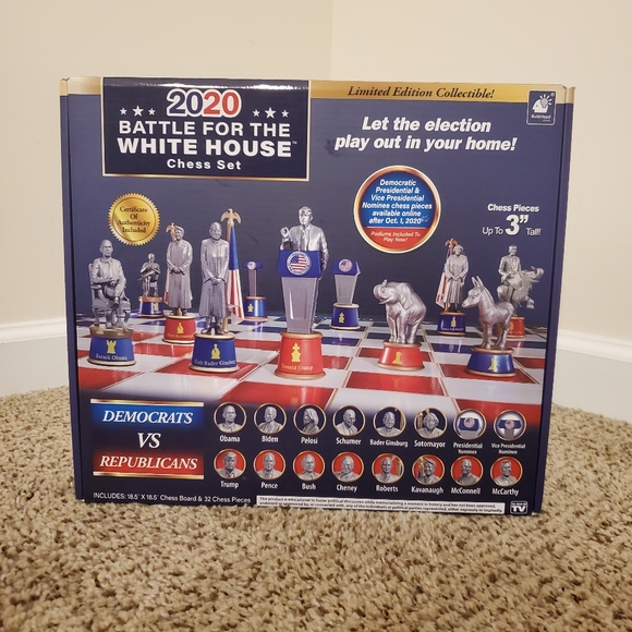 *LIMITED EDITION* Battle For The White House Chess Set - Picture 2 of 6